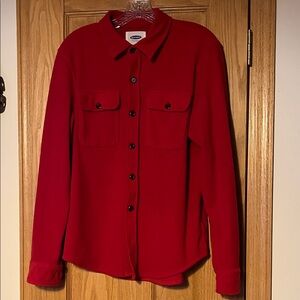 Old Navy Candy Apple Red Flannel